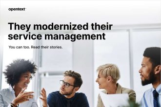 They modernized their service management